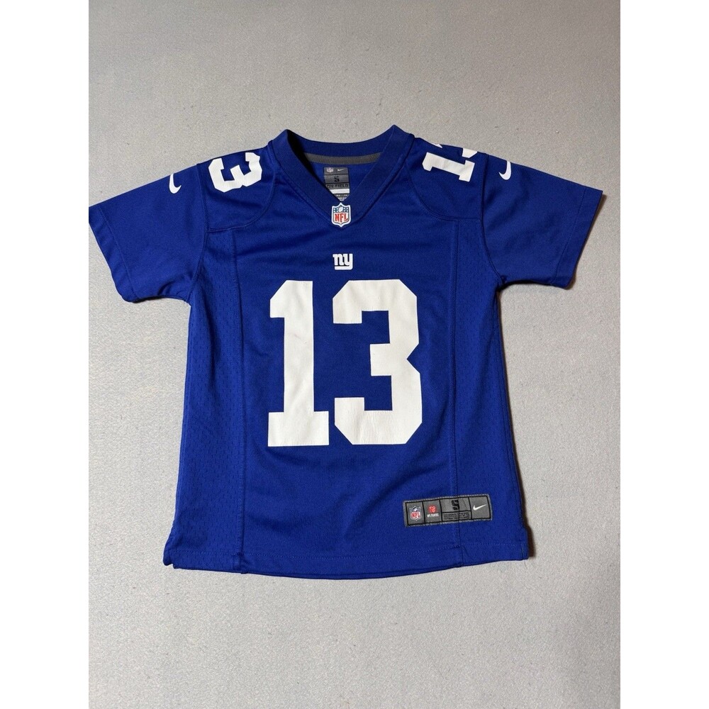 Nike On Field Odell Beckham Jr New York Giants NFL Jersey Youth Boys S Auth Tag